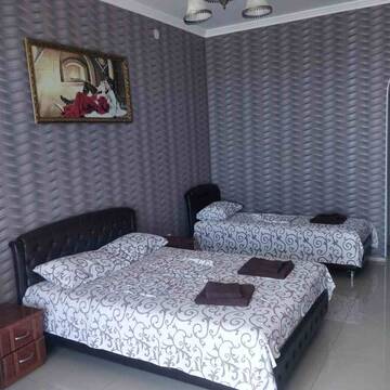 Трехместный номер с выходом на море в Гостинице Ostrovok Hotel